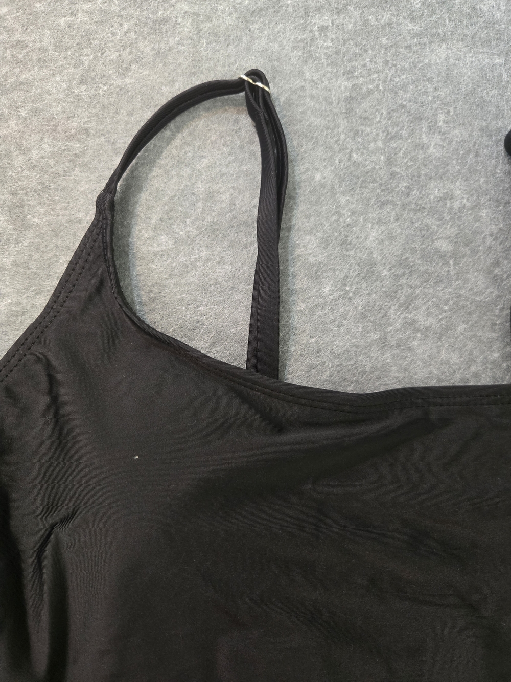 Classic Black One-Piece Swimsuit - Women - Picture 3 of 7
